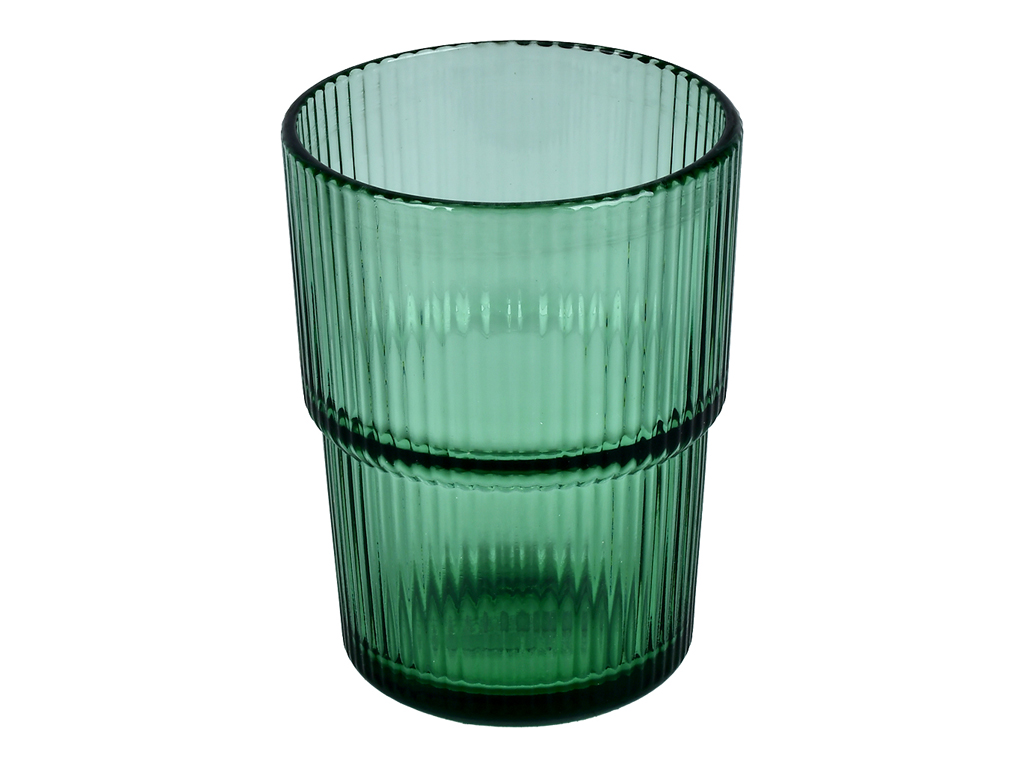 Стакан-поїлка "Glassy" із кришкою та трубочкою, зелений, 430мл