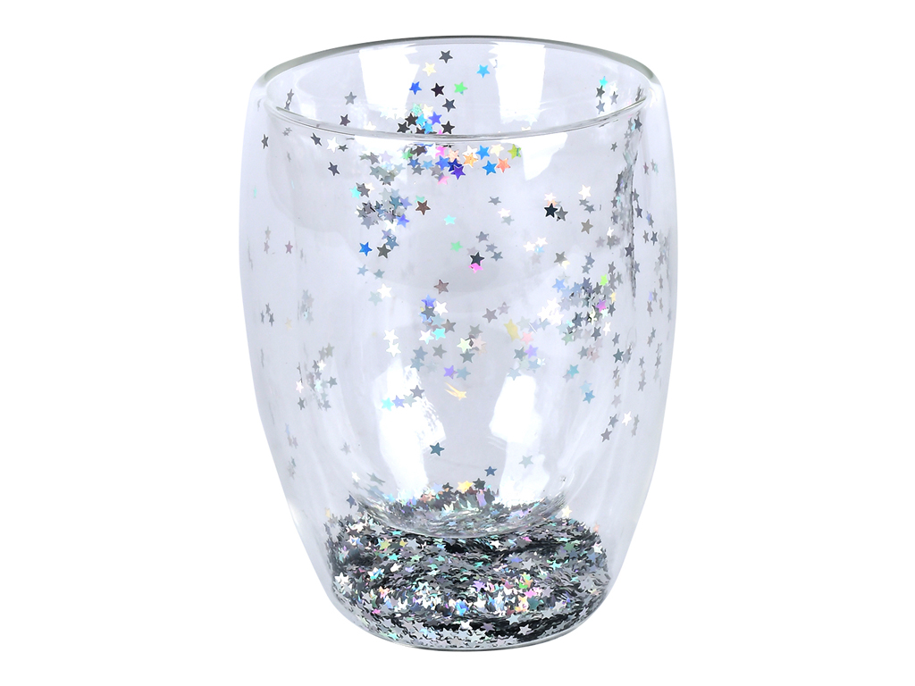 Стакан с двойной стенкой Glitter, 300мл
