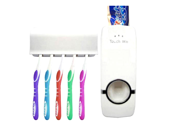 Диспенсер для зубной пасты+держатель зубных щеток
