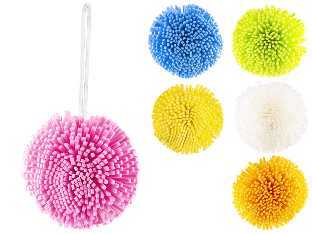 Мочалка из синтетической замши 10х7х10см