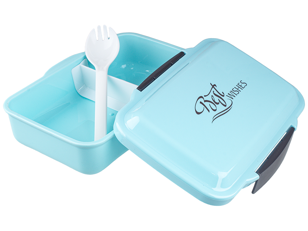 Набор для ланча детский "Best wishes" (бокс 700мл, поилка 470мл, ложка-вилка, разделитель)