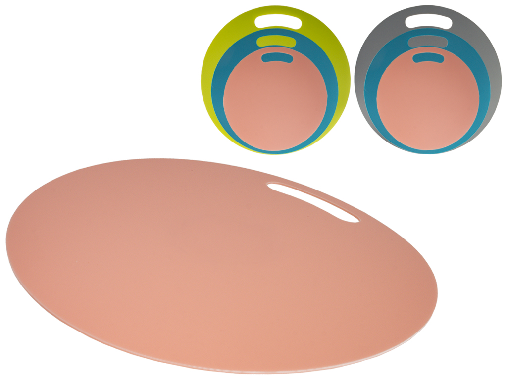 Доска разделочная гнущаяся круглая D32см, D27см, D22см (цена за набор 3 предмети)