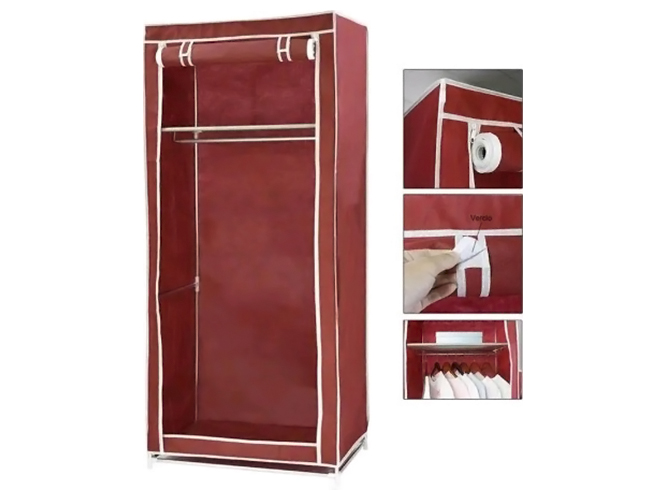 Шкаф тканевый раскладной для хранения вещей, 75x45x150см