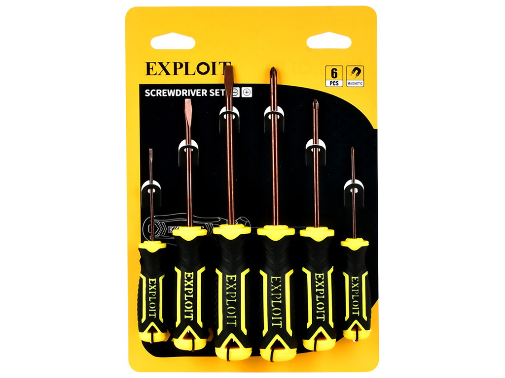 Набор отверток, 75/100/130мм (цена за набор 6 предметов)