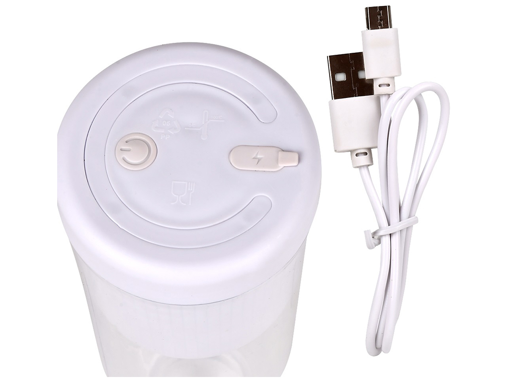 Бутылка-блендер портативная USB, 23х8,5см, 420мл