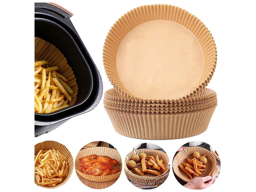 Форма пергаментна для аерогриля/мультипечі Kraft, 16х4,5см (ціна за упаковку 50шт)