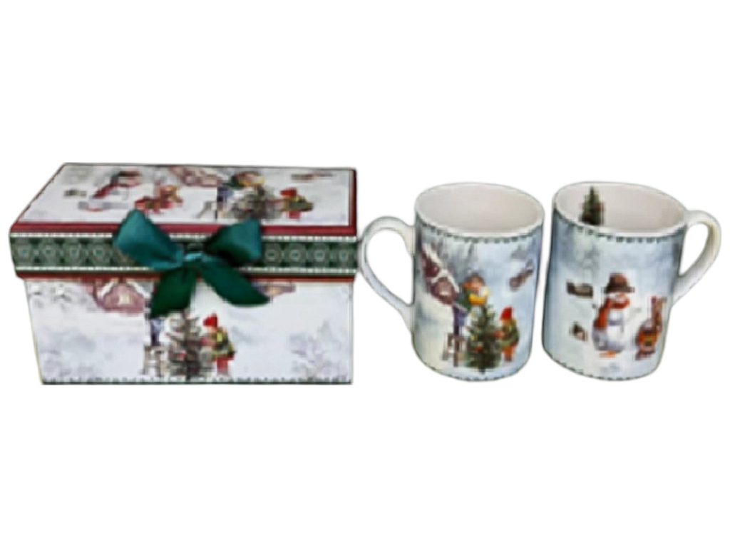 Чайный набор новогодний Christmas fun, 220мл (цена за набор 2шт)