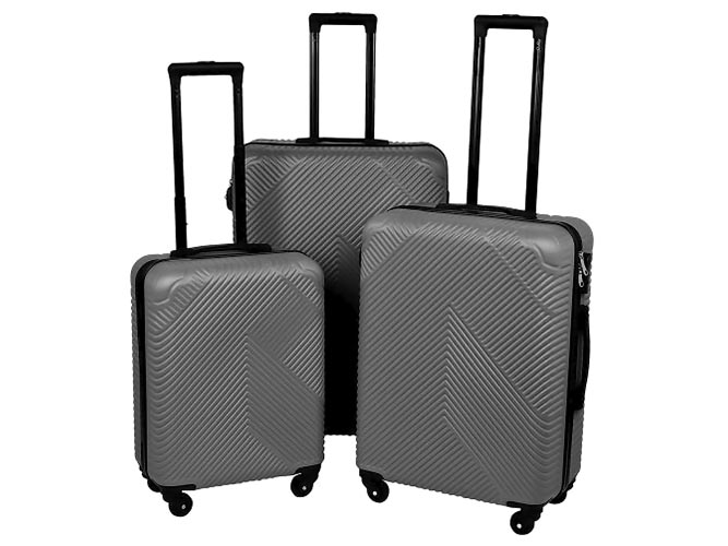 Набір валіз 20/24/28'', пластик (ціна за набір 3шт)