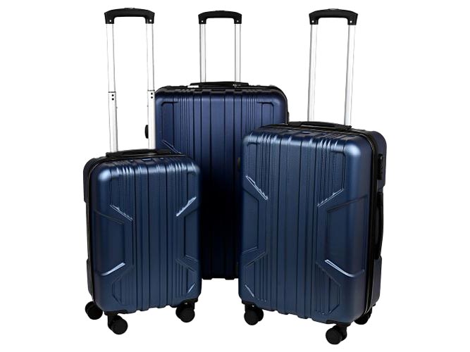 Набор чемоданов 20/24/28'', пластик (цена за набор 3шт)