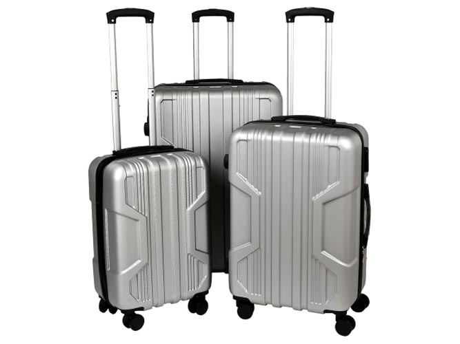 Набір валіз 20/24/28'', пластик (ціна за набір 3шт)