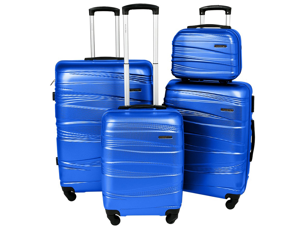 Набір валіз 12/20/24/28'', пластик (ціна за набір 4шт)