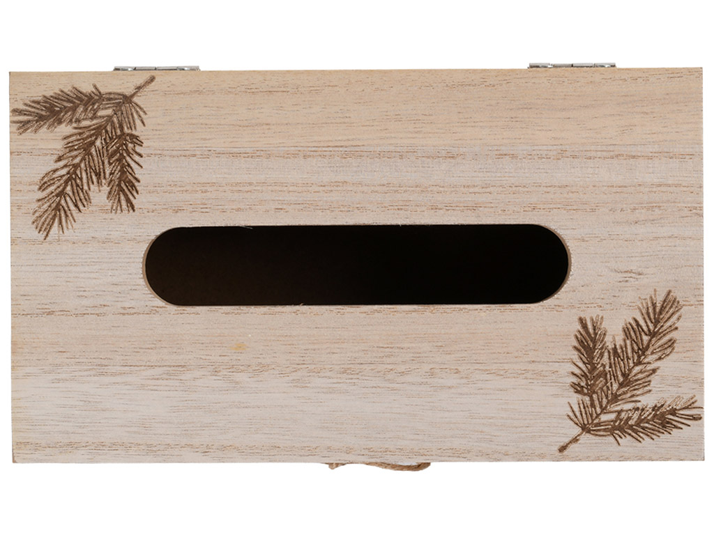 Диспенсер для серветок Home, МДФ, 19,5×11×8,5см, колір бежевий