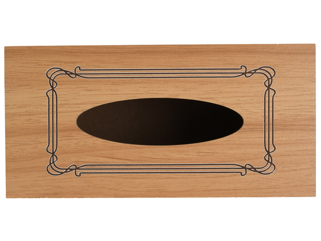Диспенсер для салфеток Home, МДФ, 20×11×8см, цвет коричневый