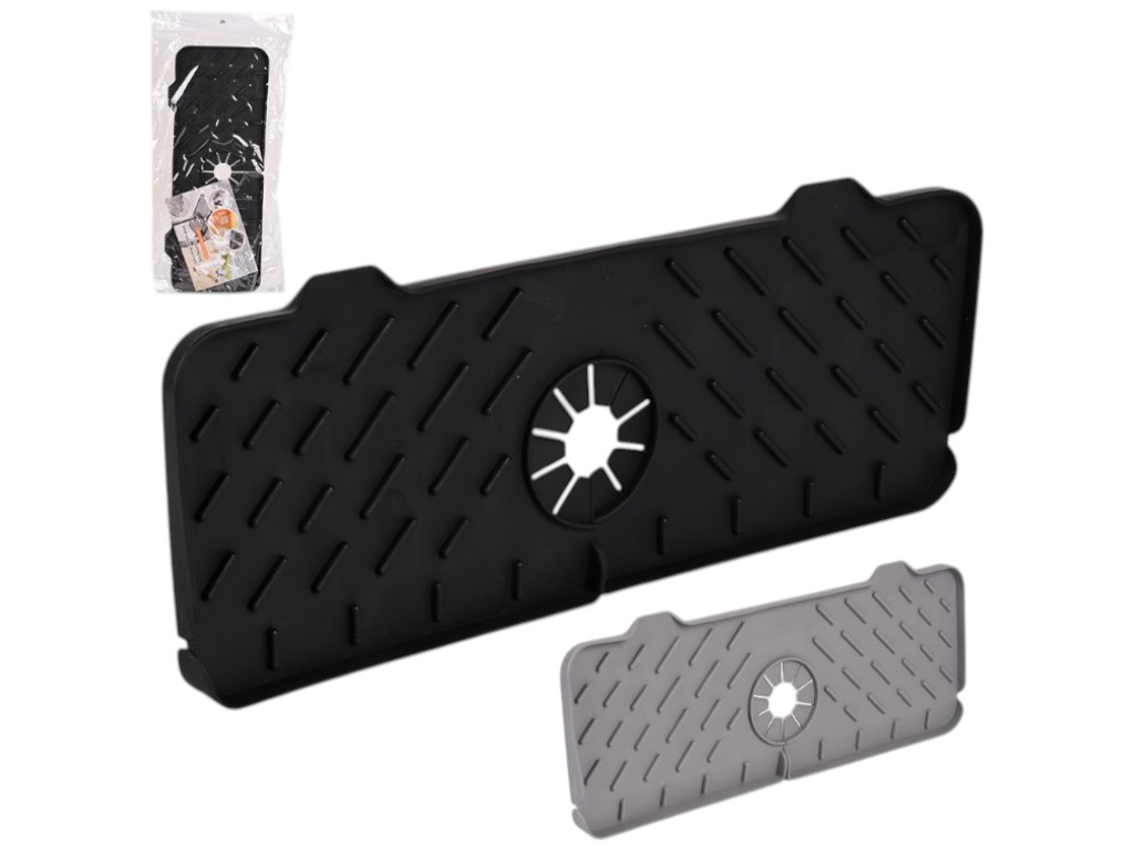 Килимок дренажний для раковини, під кран, термопластична гума (TPR), 31×13см (ціна за 1шт)