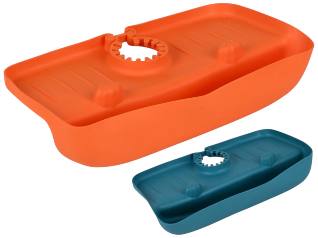 Килимок дренажний для раковини, під кран, термопластична гума (TPR), 27×13см (ціна за 1шт)