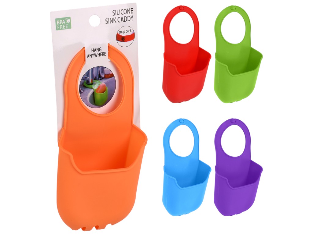 Карман на кран для мыла или губки, силикон, 20×10см (цена за 1шт)