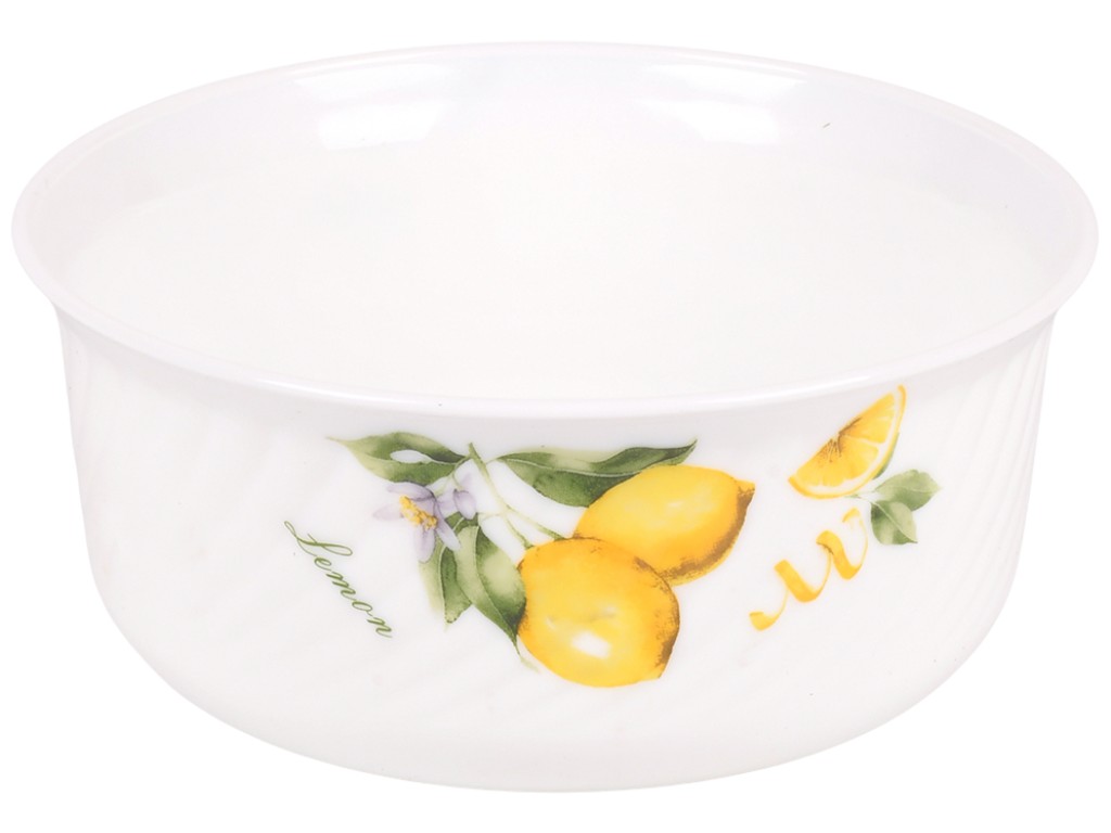 Набор салатников с крышками, стеклокерамика, 14/16,5/19,5см, 4 дизайна (цена за набор 3 предмета)