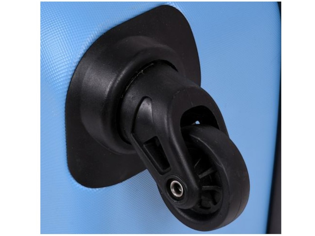 Чемодан + 2 сумки, поликарбонат, 20/24/28, цвет синий (цена за набор 5шт)