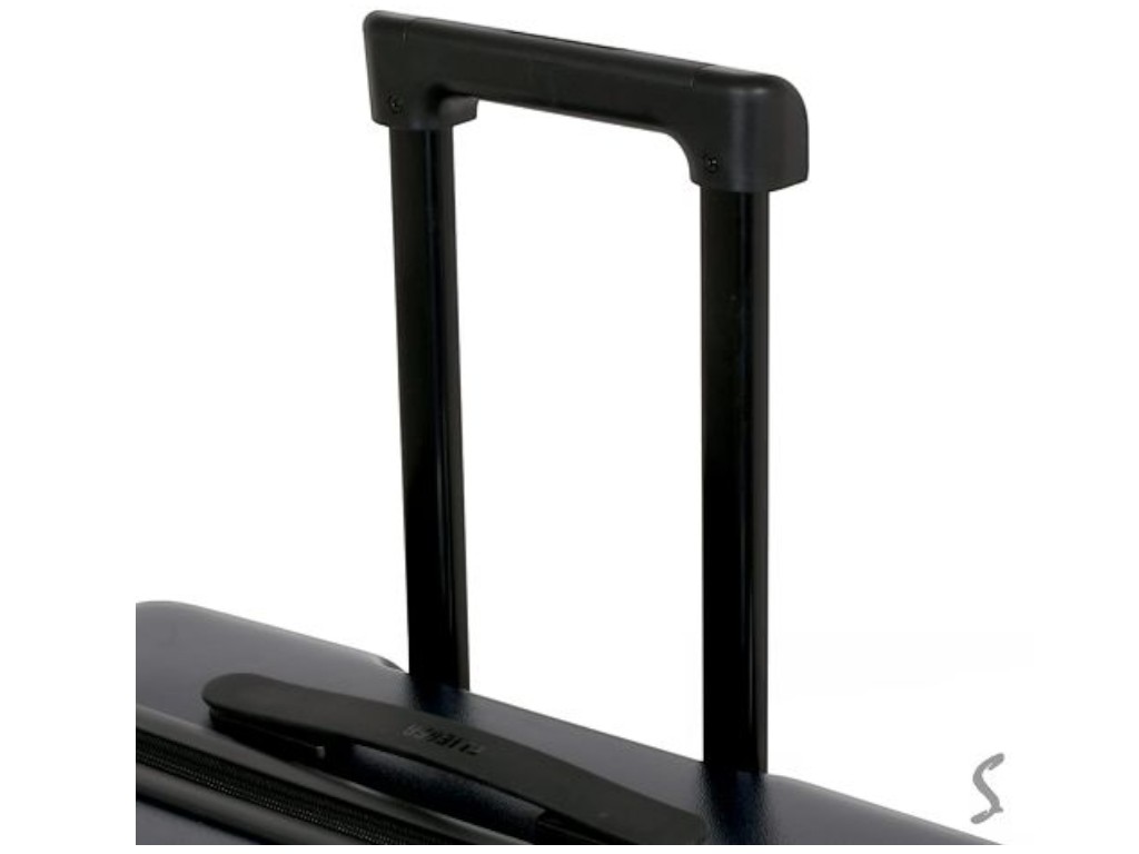 Чемодан с кодовым замком, пластик, металл, 20/24/28 дюймов, цвет черный (цена за набор 3шт)