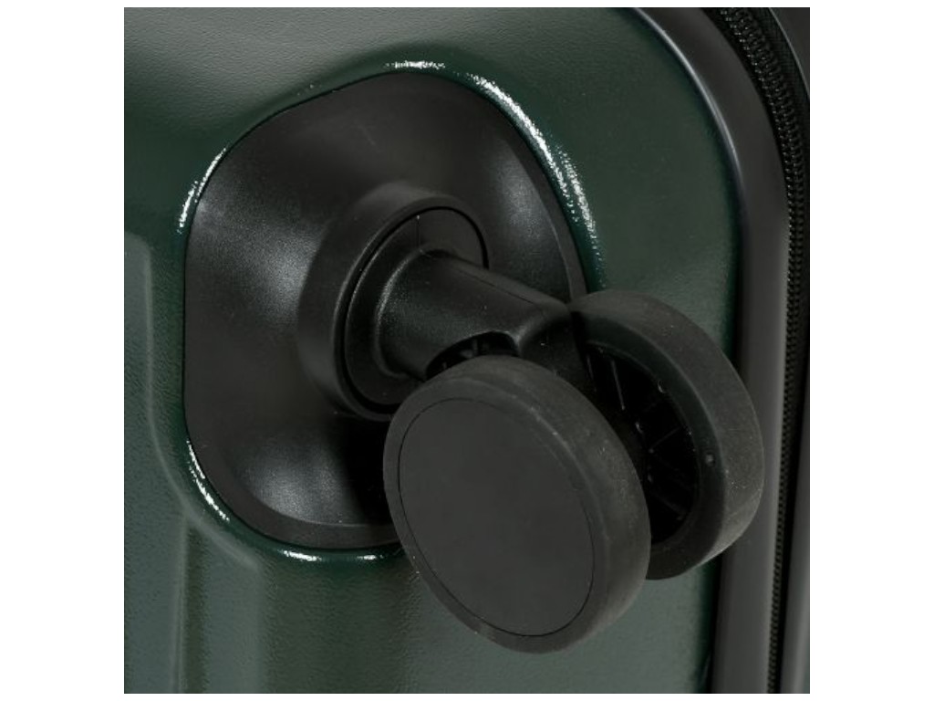 Чемодан с кодовым замком, пластик, металл, 20/24/28 дюймов, цвет зелёный (цена за набор 3шт)