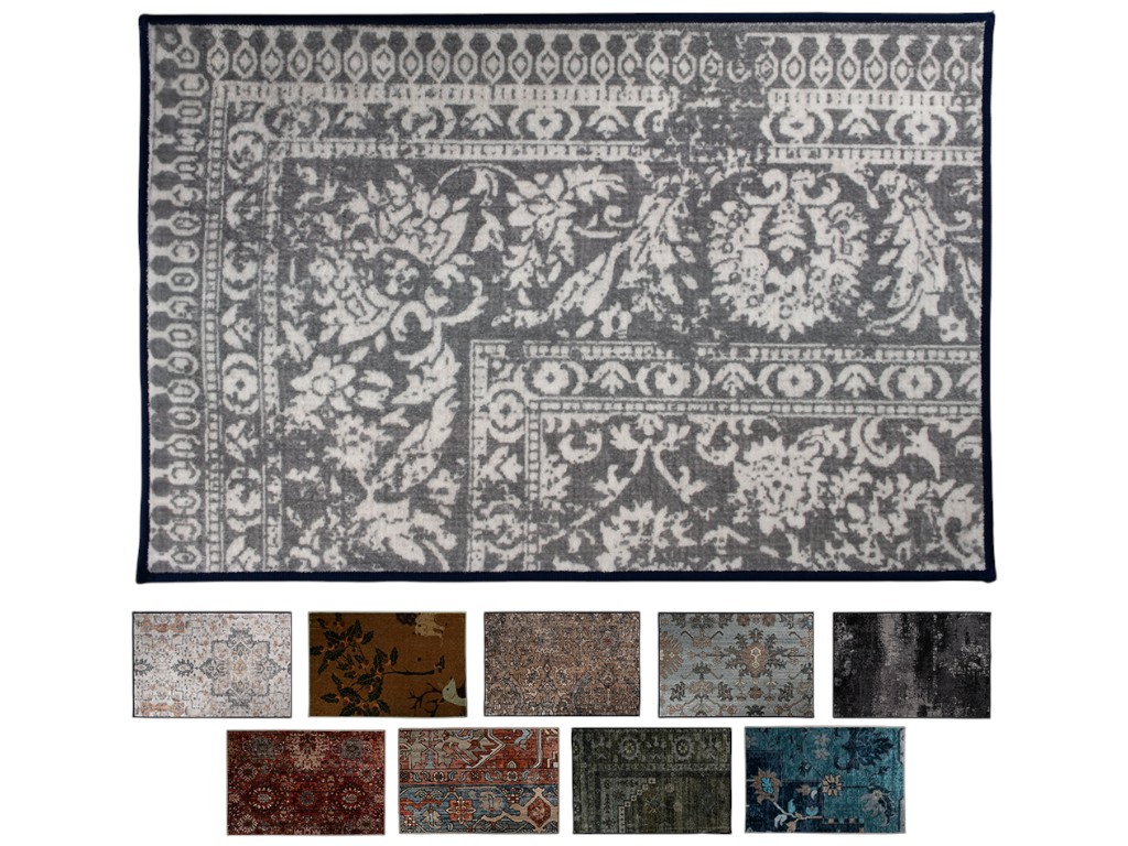 Килимок у ванну Antique, поліестер, ПВХ, 48×78см, 10 дизайнів (ціна за 1шт)
