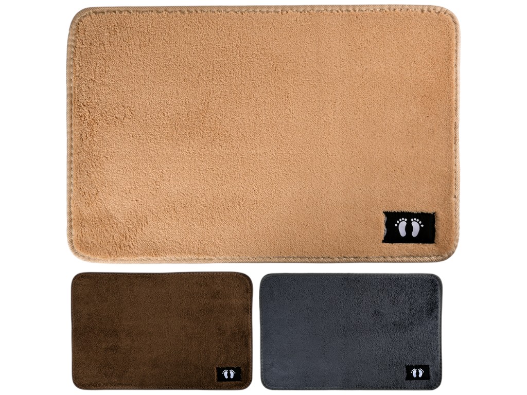 Коврик напольный Classic, полиэстер, ПВХ, 38×58см (цена за 1шт)