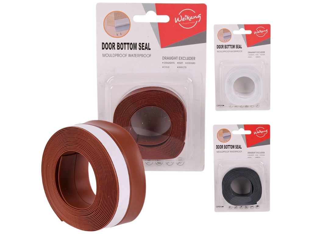 Уплотнитель для дверей, TPE, 3м × 25мм × 0,6мм (цена за 1шт)