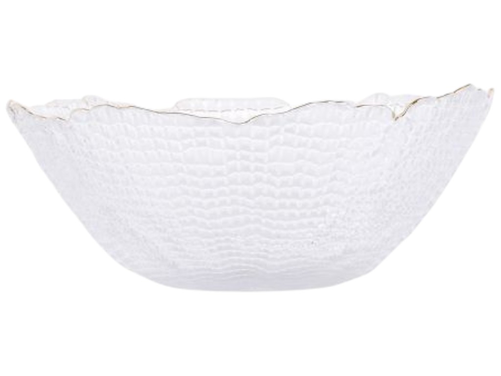 Салатник Diamante, скло, 20см, колір прозорий