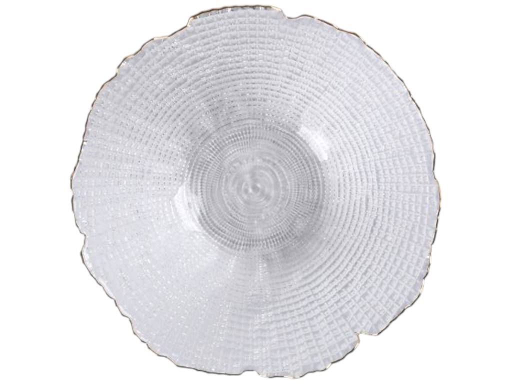 Салатник Diamante, скло, 20см, колір прозорий