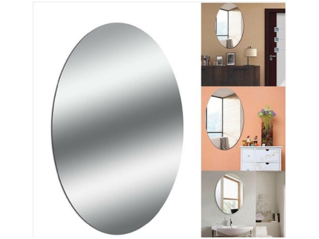 Зеркало настенное, на самоклейке, небьющееся, акрил, 40×60см