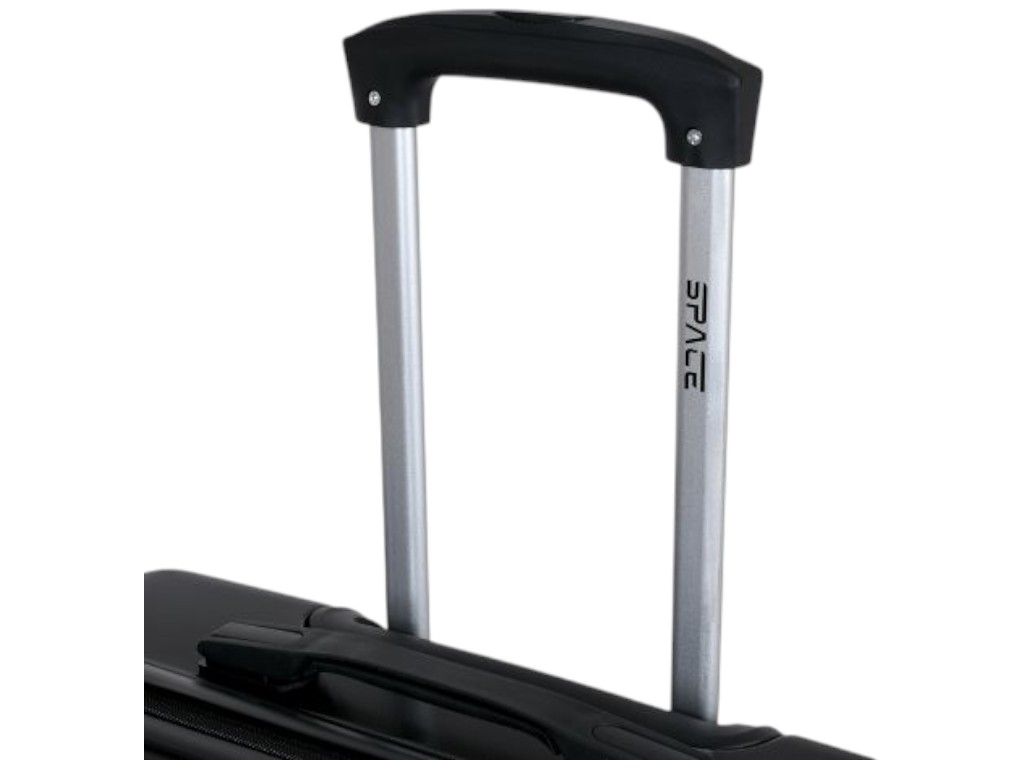 Чемодан с кодовым замком, пластик, металл, 14/20/24/28 дюймов, цвет чёрный (цена за набор 4шт)