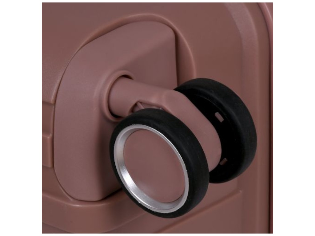 Чемодан с кодовым замком, полипропилен, металл, 20/24/28 дюймов, цвет розовый (цена за набор 3шт)