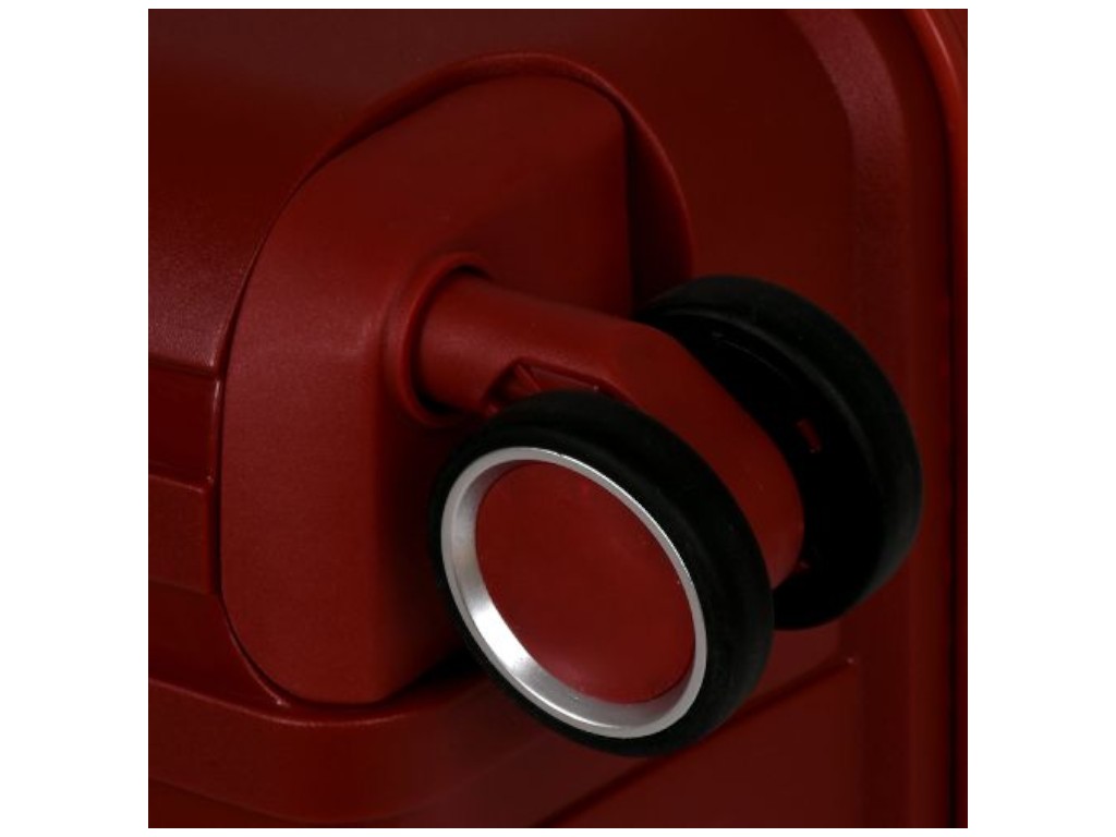 Чемодан с кодовым замком, полипропилен, металл, 20/24/28 дюймов, цвет красный (цена за набор 3шт)