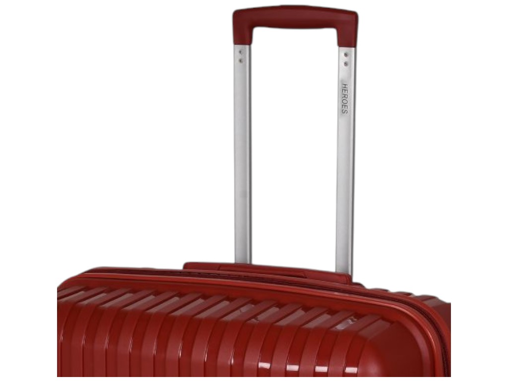 Чемодан с кодовым замком, полипропилен, металл, 20/24/28 дюймов, цвет красный (цена за набор 3шт)