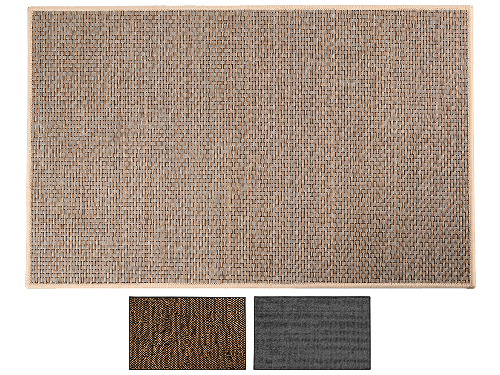 Килимок для підлоги Mesh, поліестер, гума, плетена фактура, 40×60 см, 3 кольори (ціна за 1шт)