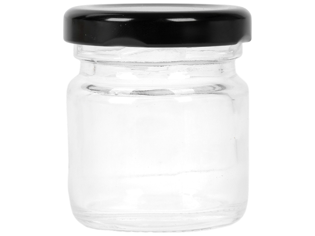 Банка для хранения Mini Jar, стеклянная с металлической крышкой, 50 мл