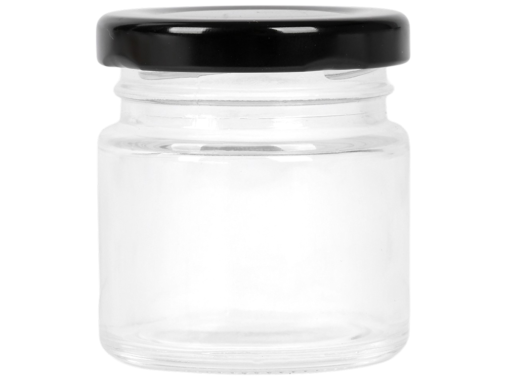Банка для хранения Mini Jar, стеклянная с металлической крышкой, 75 мл