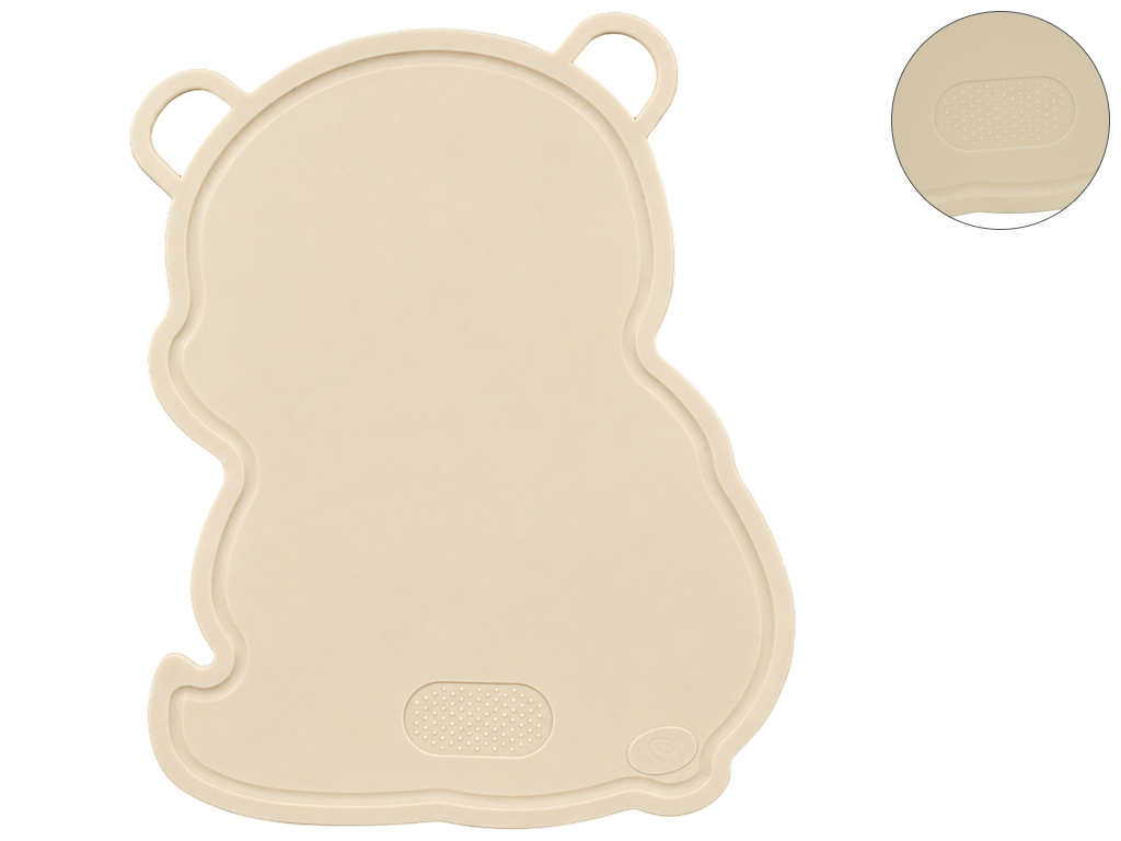 Доска разделочная пластиковая Capybara с ручками и рифлёной зоной, 36×26×0,6 см