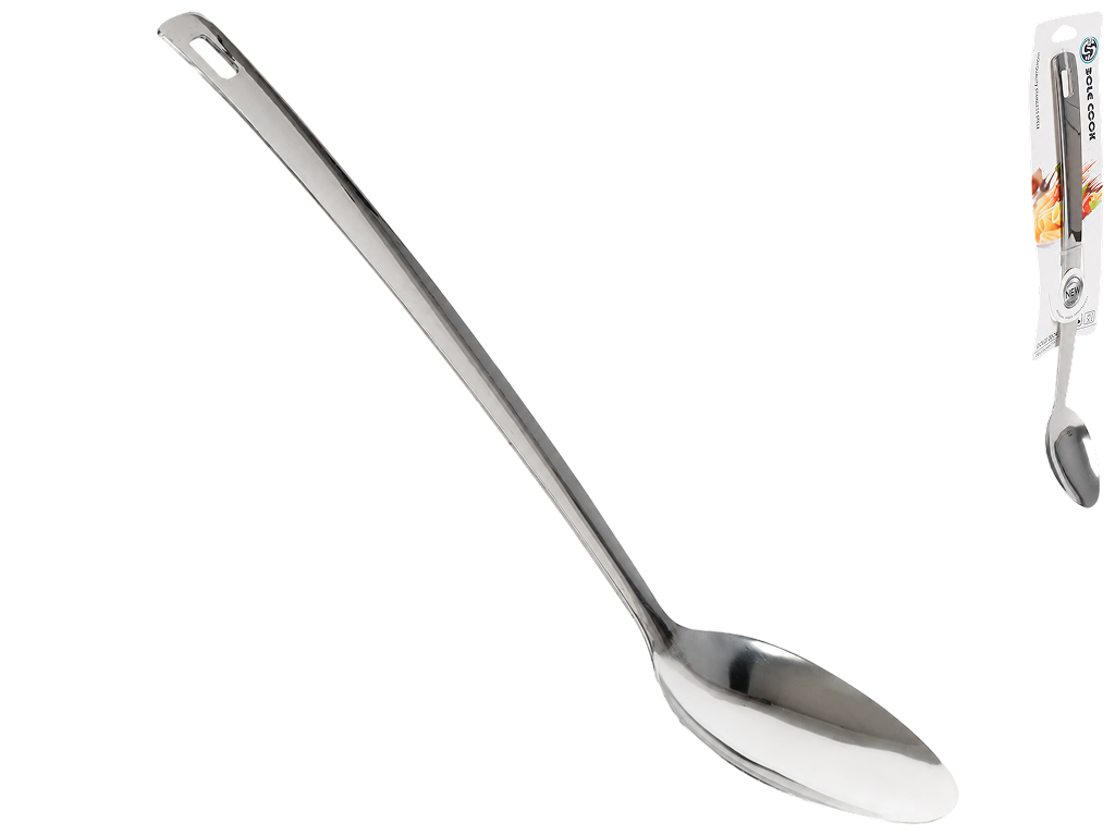 Ложка кухонная Steel из нержавеющей стали, 34×6,5 см