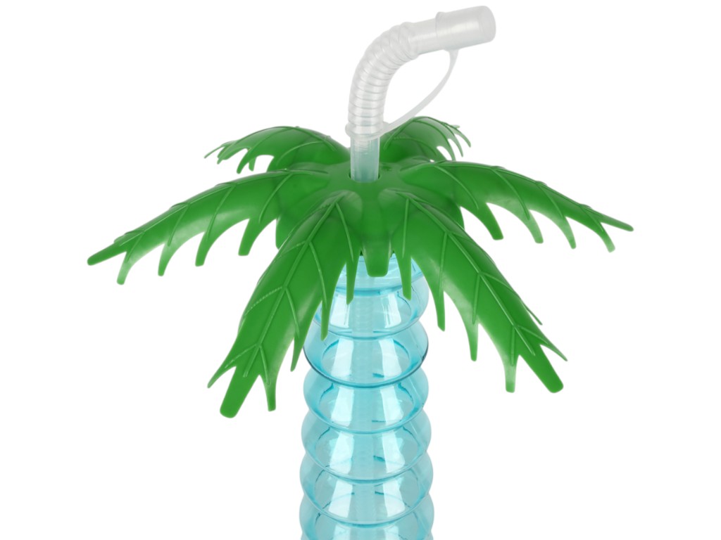Стакан с крышкой и трубочкой Tropicano, пластик, 500мл (цена за 1шт)