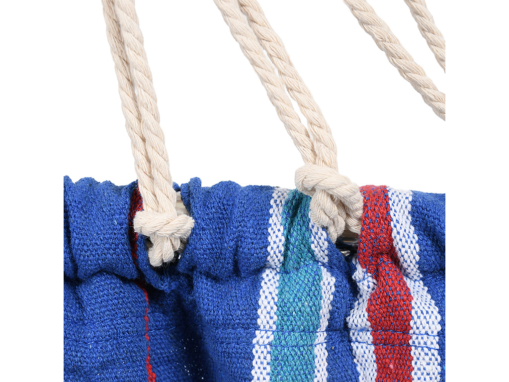 Гамак, бавовна, льон, 100×285см, колір синій