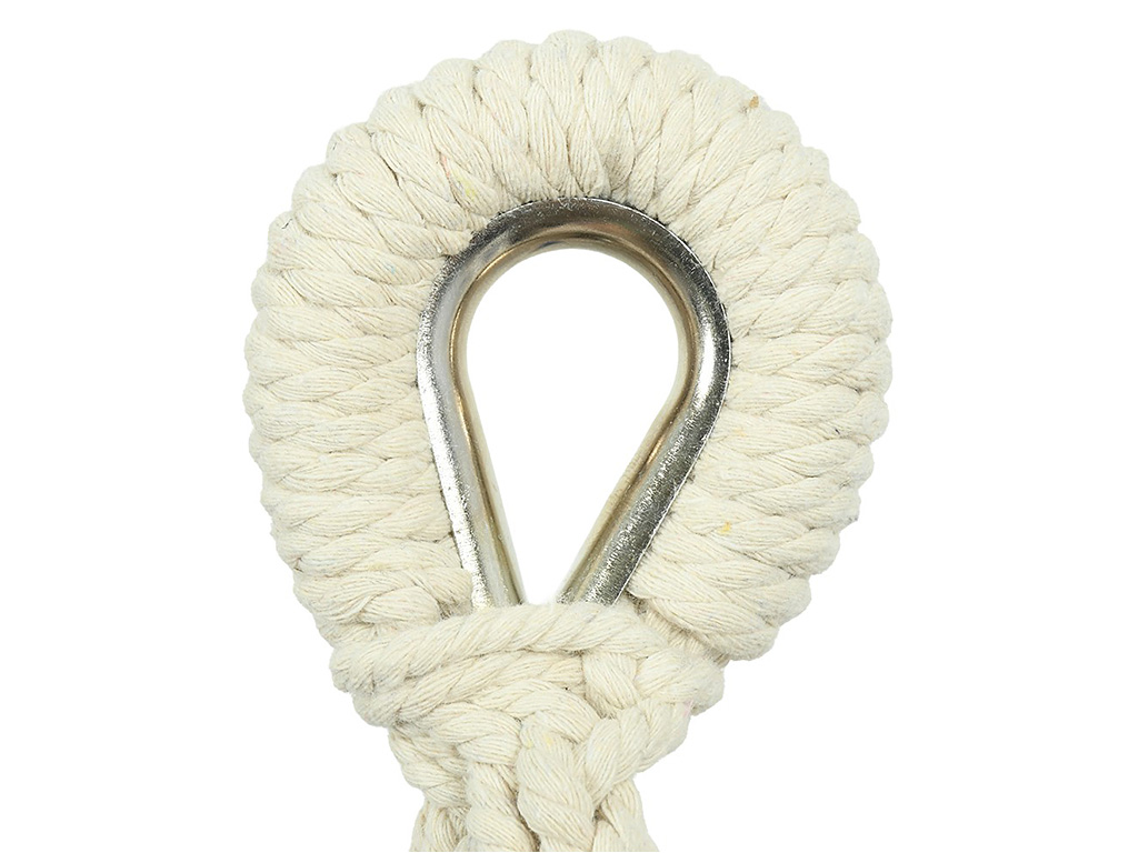 Гамак, бавовна, льон, 100×285см, колір синій