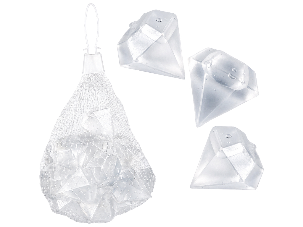 Багаторазовий лід Ice Crystal у формі кристалів, 20 шт, 3 см
