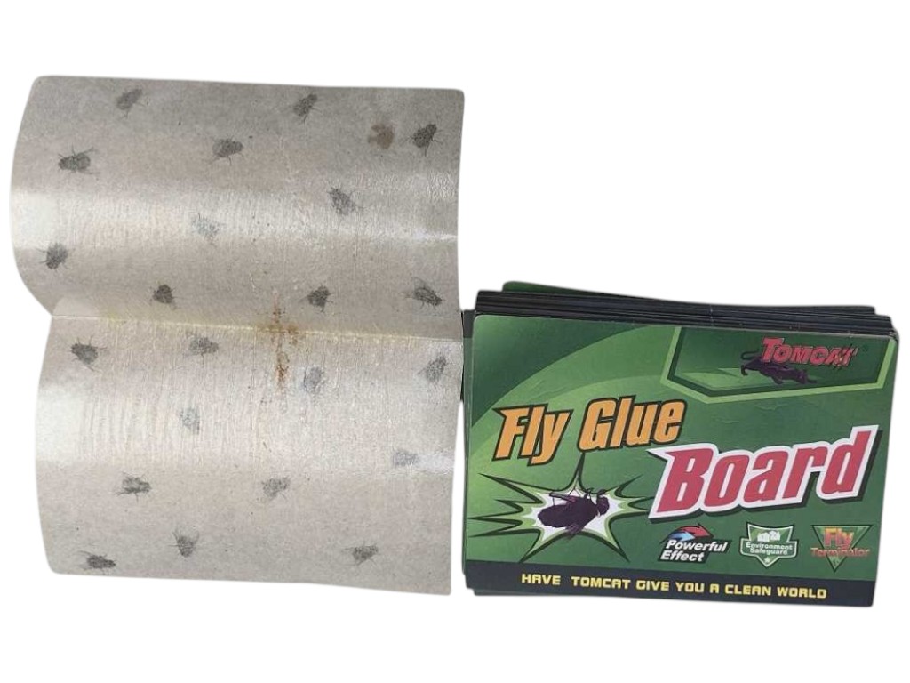 Ловушка липкая для мух, картон, клей, 19×13см (цена за 50шт)