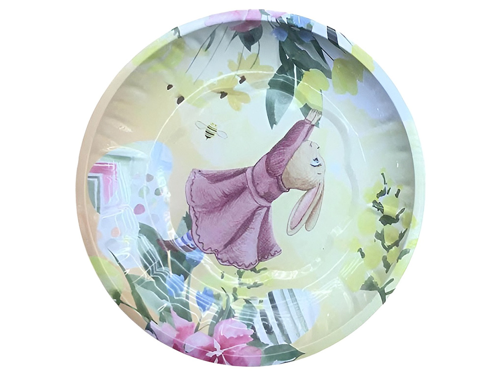 Таця великодня Easter металева, d19см