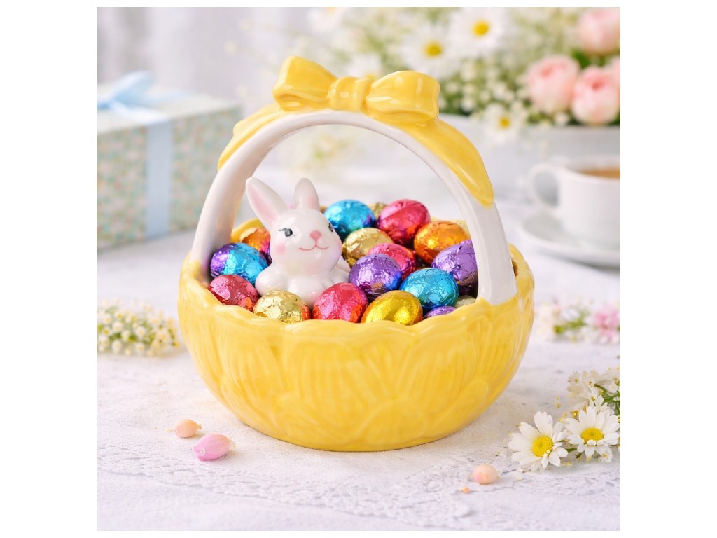 Цукерниця великодня Easter, кераміка, 15х17см (ціна за 1шт)