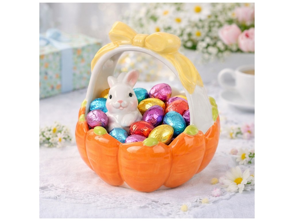 Цукерниця великодня Easter, кераміка, 14х15см (ціна за 1шт)