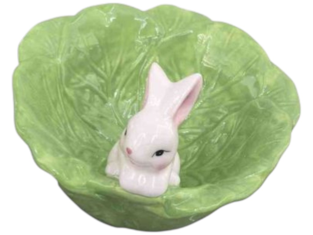 Цукерниця великодня Easter, кераміка, 15см, колір зелений