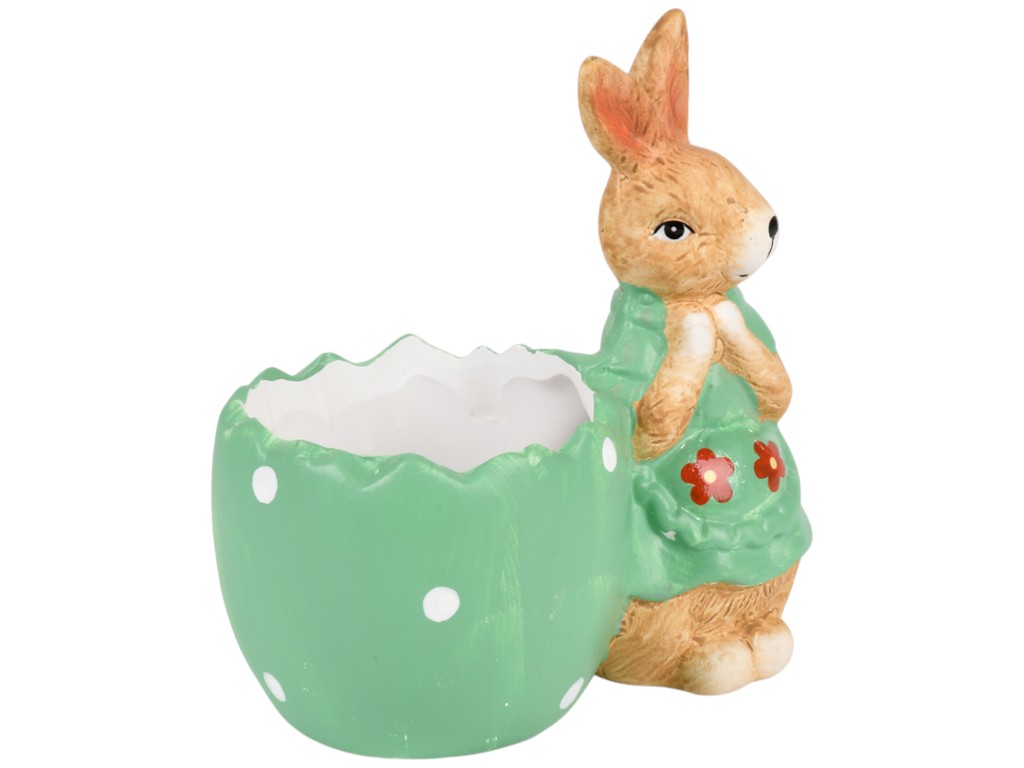 Подставка для яиц Easter, керамика, 12х11см, 2 дизайна (цена за 1шт)