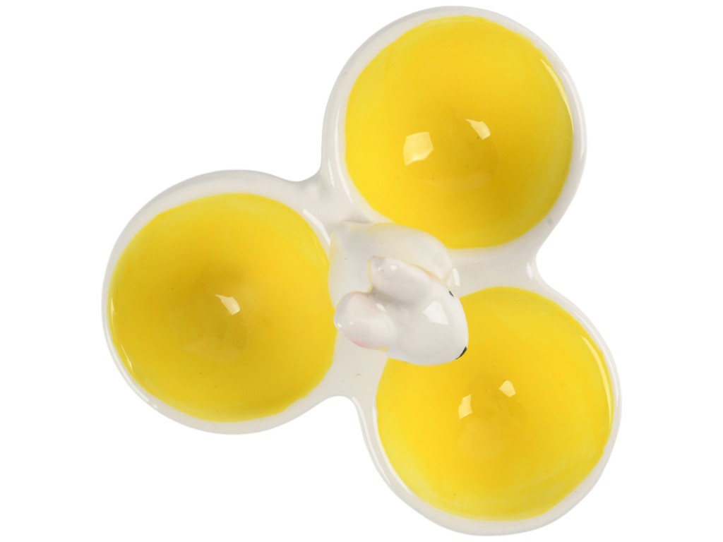 Подставка для яиц Easter, керамика, 9,5х7,5см, 2 дизайна (цена за 1шт)